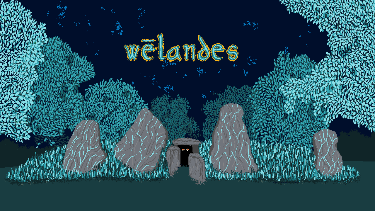 Wēlandes title screen